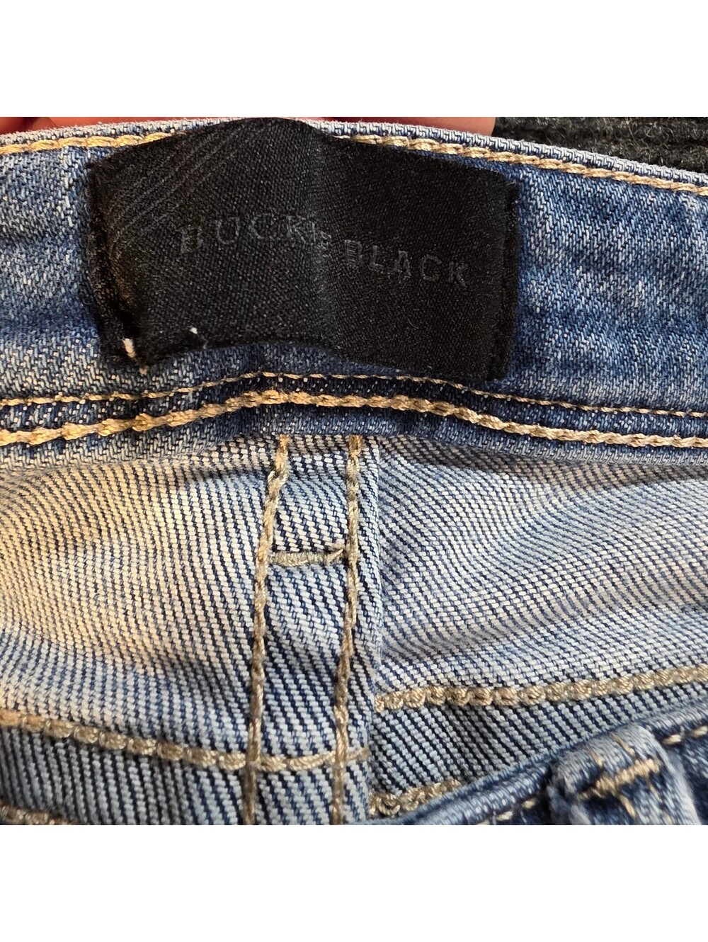 Buckle Black Bootcut Jeans 28x34 Light Wash